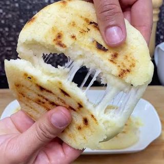 Arepas con queso