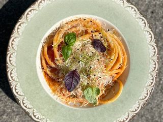 Букатіні з креветками в томатному соусі (360g)