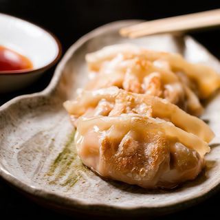 Gyozas de pollo con verduras