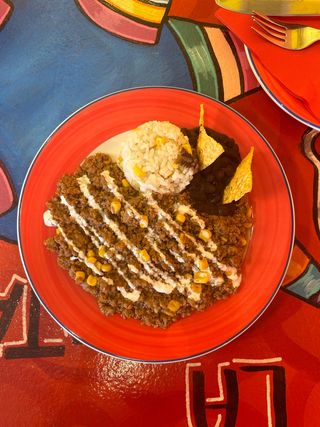 Chili con carne (6 tortillas)