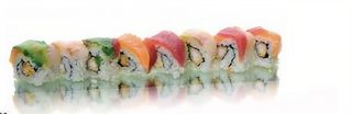 106. Uramaki rainbow roll 8 pezzi