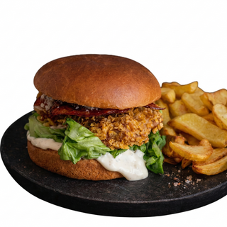 Burger de pollo crispy