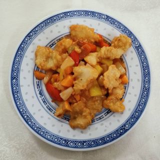 51 Pollo in salsa agrodolce