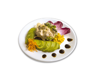 Aguacate Con Langostinos