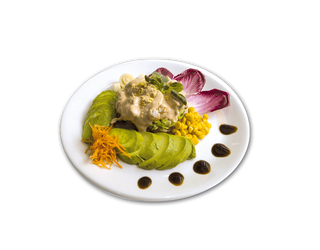 Aguacate Con Langostinos