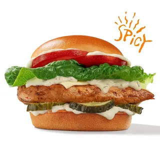 Naked Spicy Chicken Sandwich