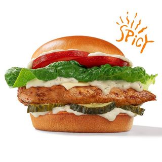 Naked Spicy Chicken Sandwich