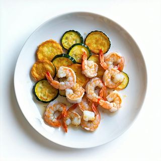 Smażona cukinia z młodymi krewertami