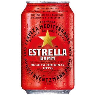 Estrella Damm Cerveza Lata 33cl