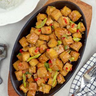 Sizzling Tofu 
