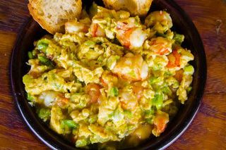 Revuelto de Setas e Espargos