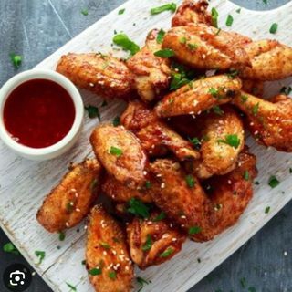 Buffalo wings BBQ &French fries