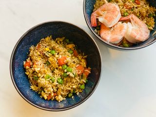 ბრინჯი ბოსტნეულით