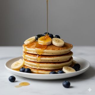 Tortitas Americanas Con Miel