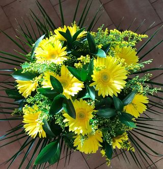 Ramo 12 Gerveras Blancas