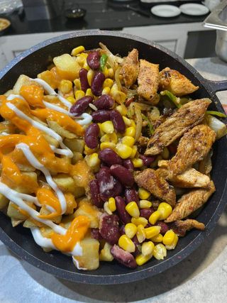 Fajitas & Patatas Escalope poulet
