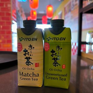 Té verde japonés frío