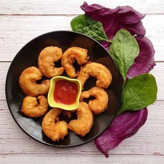 Deep Fried Golden Prawns