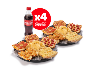 Combo MontyPizza com bebida para quatro