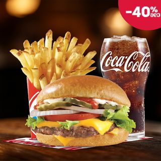 ჯუნიორ ვენდის ბურგერის კომბო