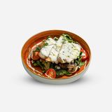 Филе судака с овощами под сливочным соусом 