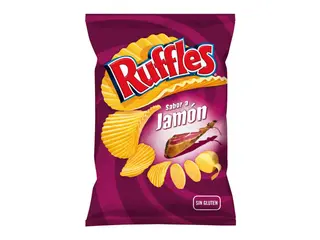 Patatas Ruffles Jamón Jamón 44 G
