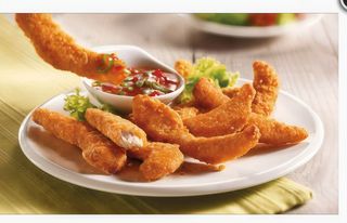 12b. Tiras de pollo frito (6 pzs.)