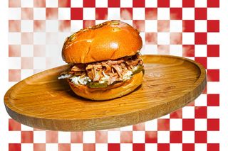 Pulled pork burger