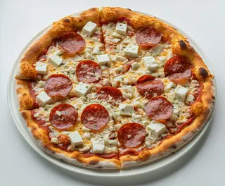 Pizza Salami Quattro Formaggi