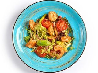 Салат з подвійною креветкою (330g)