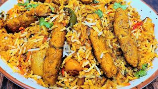 Seekh kebab biryani