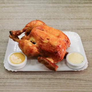 El pollo con salsas