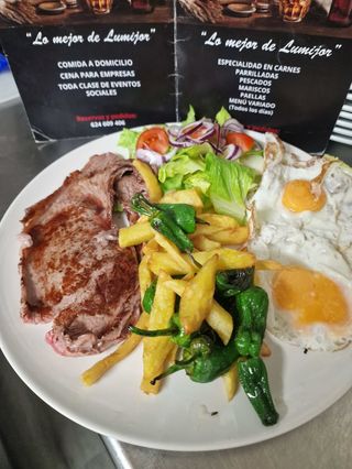 Filete De Ternera Con Patatas