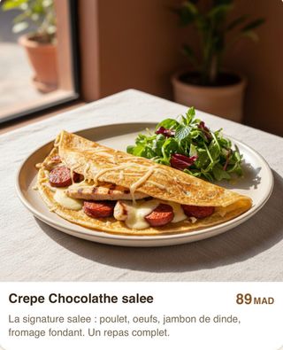 Crêpe Chocolathé salée