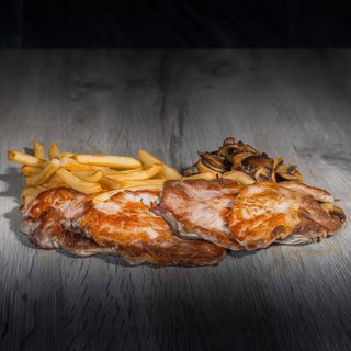 Lomo con guarnición