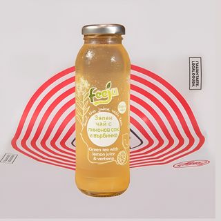 Био фреш лимонада зелен чай с лимонов сок и върбинка ( 250 мл)