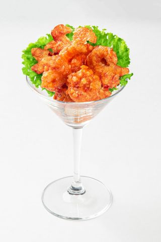 Креветки в соусе "Динамит" 