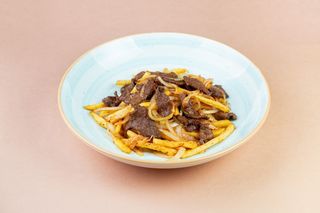 Казан-кебаб баранина с фри (250 гр.)