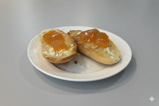 Pitufo De Mantequilla Y Mermelada