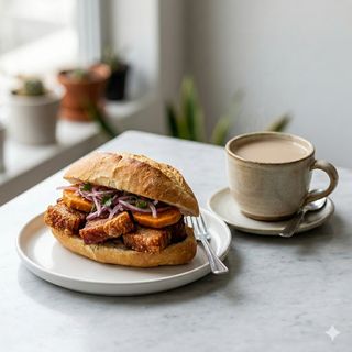Pan Con Chicharrón Y Quinua (250 Ml.)