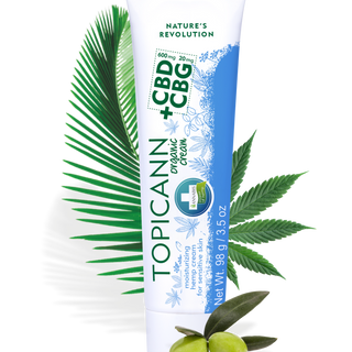 Topicann  organska krema CBD+CBG 98g
