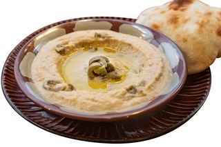 Przystawka Hummus Olives + Pita