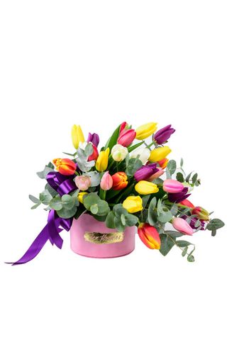 Cutia cu 30 lalele mix