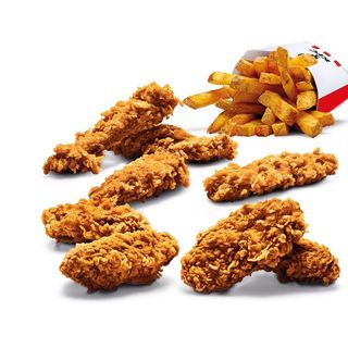 4 Tiras + 4 Alitas + Patatas