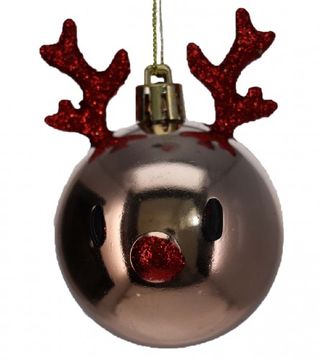 (207287) Ukras za jelku 3/1 6cm Kugla jelen 01220964