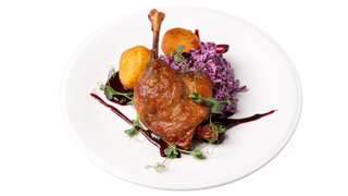 Kacze udo konfitowane