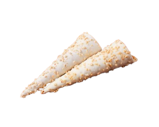 Barquillos Bañados En Chocolate Blanco X2