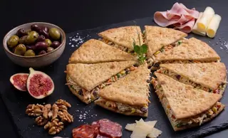 Panne di Pizza com Salpicão