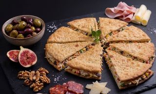 Panne di Pizza com Salpicão