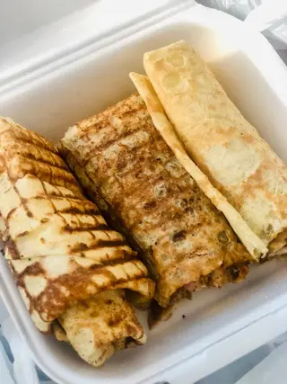 Sandwich Chawarma Poulet Markouk